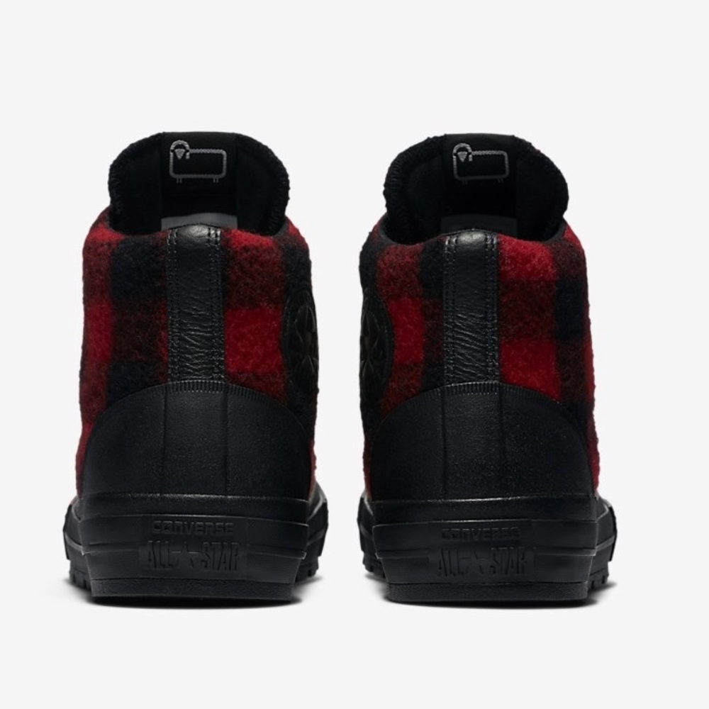 Converse woolrich ctas street hiker hi black shoes - Picture 4 of 4